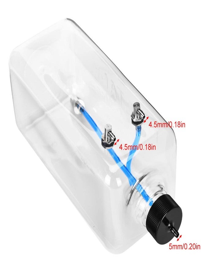 CHEOTIME RC Fuel Tank, Fuel Bottle for RC Airplane Model Transparent Plastic Fuel Tank for for Remote Control Model Fuel Tank Remote Control Model Accessory(1500ml(150-200cc)) - Image 3